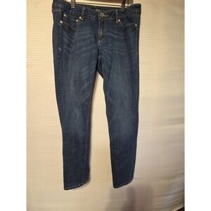 a.n.a. Skinny Stretch 31/12 Decorative Back Pocket Jeans Dark Wash